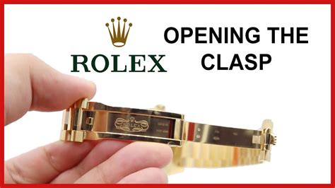 how to unclasp rolex watch|Rolex watches clasp.